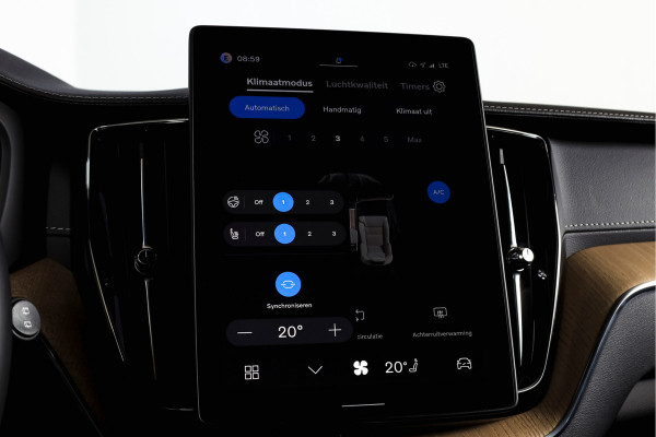 Volvo XC60 2.0 T6 Plug-in hybrid AWD Ultra Dark | Forest Lake | Adapt. Cruise | Stoel + Stuurverw. |  | 360 Camera | NAV + Carplay/Android | Elek. Klep | LM 21" | 1267