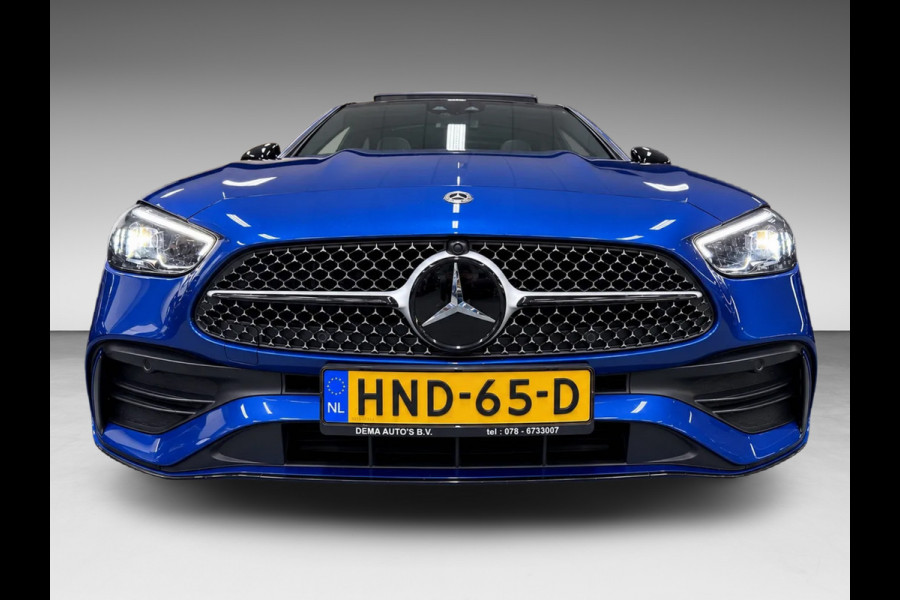 Mercedes-Benz C-Klasse 300 e AMG BLACK-LINE 313PK SOH-TEST/LUCHTVERING/PANO/V-COCKPIT/NAVI/DAB/CARPLAY/CAM///