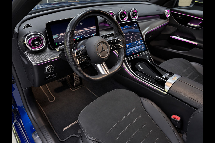 Mercedes-Benz C-Klasse 300 e AMG BLACK-LINE 313PK SOH-TEST/LUCHTVERING/PANO/V-COCKPIT/NAVI/DAB/CARPLAY/CAM///