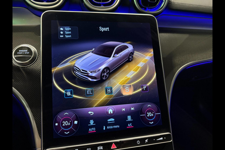 Mercedes-Benz C-Klasse 300 e AMG BLACK-LINE 313PK SOH-TEST/LUCHTVERING/PANO/V-COCKPIT/NAVI/DAB/CARPLAY/CAM///