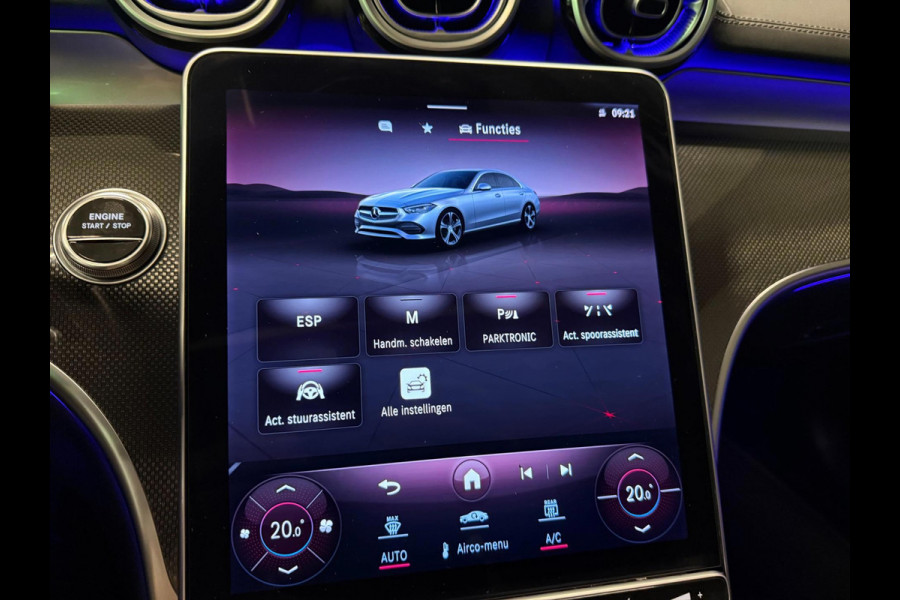 Mercedes-Benz C-Klasse 300 e AMG BLACK-LINE 313PK SOH-TEST/LUCHTVERING/PANO/V-COCKPIT/NAVI/DAB/CARPLAY/CAM///