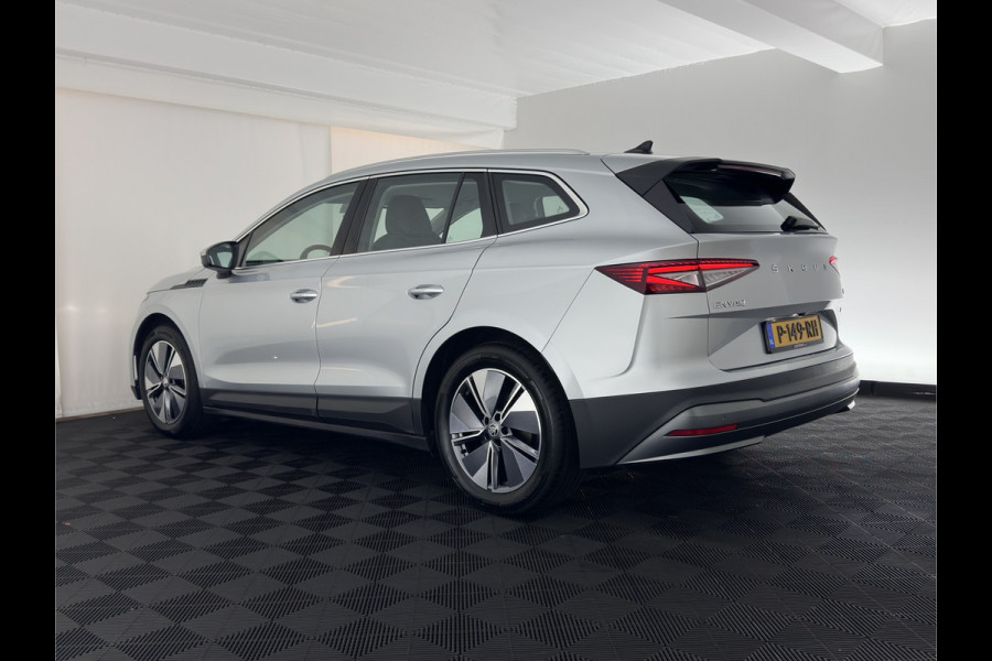 Škoda ENYAQ iV 80 (INCL-BTW) *AUT | LEATHER-FABRIC | FULL-LED | DIGI-COCKPIT | CAMERA | KEYLESS | NAVI-FULLMAP | AMBIENTLIGHT | ECC | HEATED-COMFORTSEATS | DAB+ | PDC | CRUISE | CARPLAY | 17"ALU*