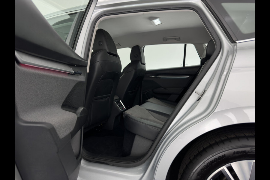 Škoda ENYAQ iV 80 (INCL-BTW) *AUT | LEATHER-FABRIC | FULL-LED | DIGI-COCKPIT | CAMERA | KEYLESS | NAVI-FULLMAP | AMBIENTLIGHT | ECC | HEATED-COMFORTSEATS | DAB+ | PDC | CRUISE | CARPLAY | 17"ALU*