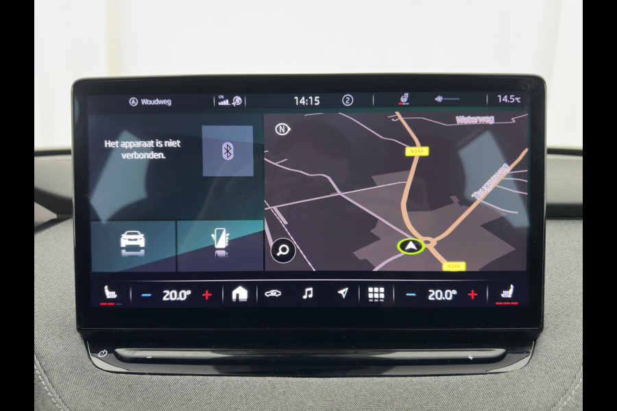 Škoda ENYAQ iV 80 (INCL-BTW) *AUT | LEATHER-FABRIC | FULL-LED | DIGI-COCKPIT | CAMERA | KEYLESS | NAVI-FULLMAP | AMBIENTLIGHT | ECC | HEATED-COMFORTSEATS | DAB+ | PDC | CRUISE | CARPLAY | 17"ALU*