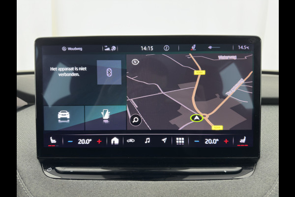 Škoda ENYAQ iV 80 (INCL-BTW) *AUT | LEATHER-FABRIC | FULL-LED | DIGI-COCKPIT | CAMERA | KEYLESS | NAVI-FULLMAP | AMBIENTLIGHT | ECC | HEATED-COMFORTSEATS | DAB+ | PDC | CRUISE | CARPLAY | 17"ALU*