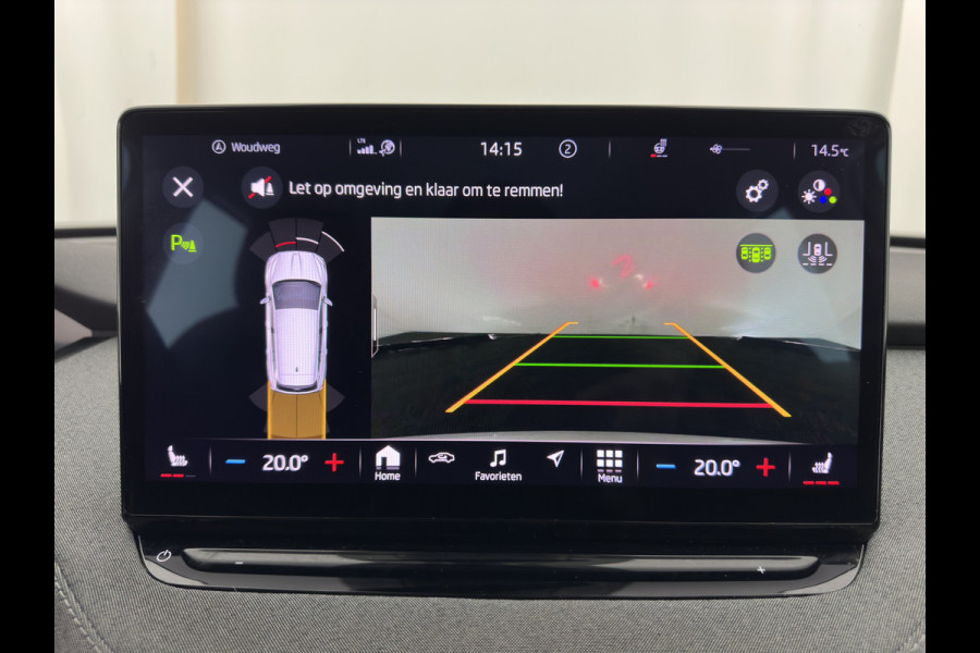 Škoda ENYAQ iV 80 (INCL-BTW) *AUT | LEATHER-FABRIC | FULL-LED | DIGI-COCKPIT | CAMERA | KEYLESS | NAVI-FULLMAP | AMBIENTLIGHT | ECC | HEATED-COMFORTSEATS | DAB+ | PDC | CRUISE | CARPLAY | 17"ALU*