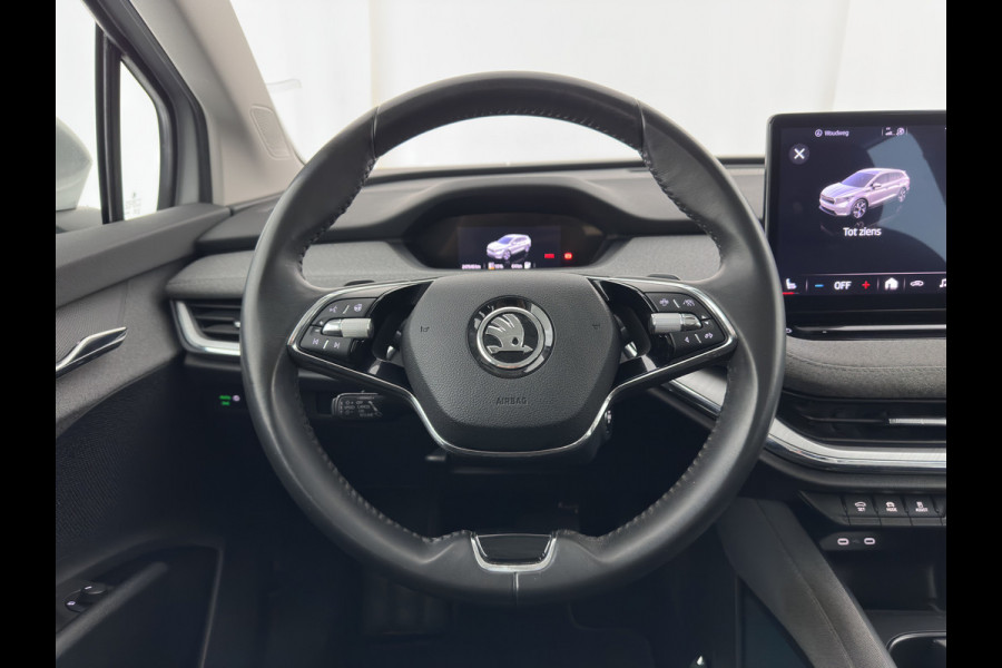 Škoda ENYAQ iV 80 (INCL-BTW) *AUT | LEATHER-FABRIC | FULL-LED | DIGI-COCKPIT | CAMERA | KEYLESS | NAVI-FULLMAP | AMBIENTLIGHT | ECC | HEATED-COMFORTSEATS | DAB+ | PDC | CRUISE | CARPLAY | 17"ALU*
