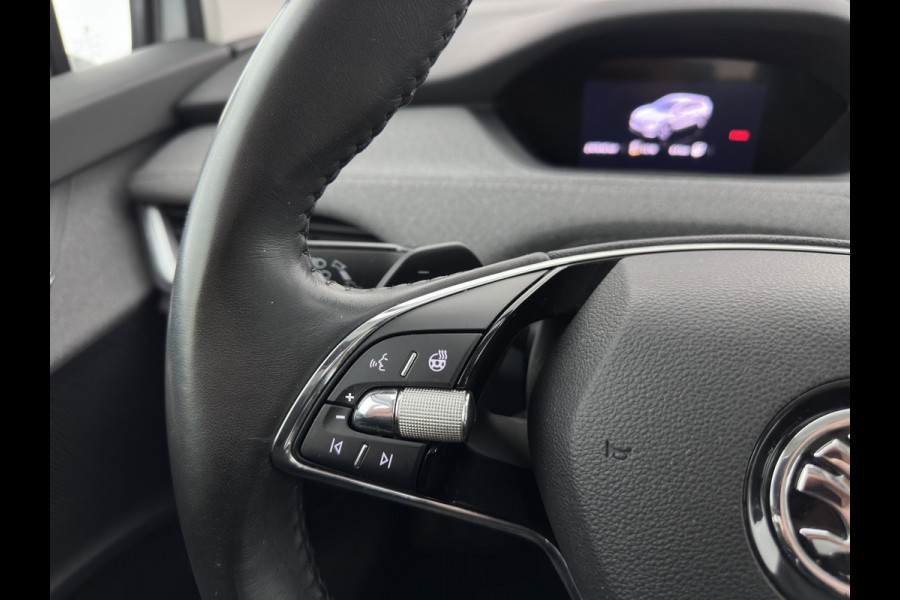 Škoda ENYAQ iV 80 (INCL-BTW) *AUT | LEATHER-FABRIC | FULL-LED | DIGI-COCKPIT | CAMERA | KEYLESS | NAVI-FULLMAP | AMBIENTLIGHT | ECC | HEATED-COMFORTSEATS | DAB+ | PDC | CRUISE | CARPLAY | 17"ALU*