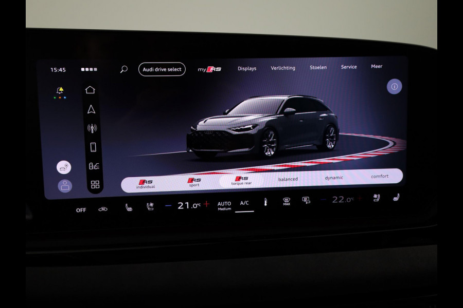 Audi RS5 Avant e-hybrid 470 kW/639 pk | Audi Sportpakket | Mugelloblau Perl | Panorama-glasdak | Head-up display |