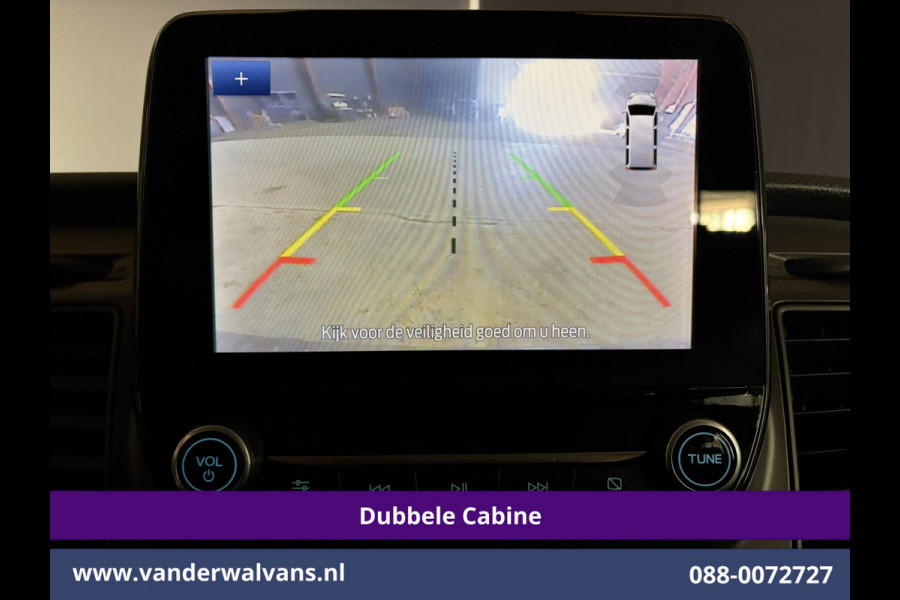 Ford Transit Custom 2.0 TDCI 131pk Automaat L2H1 Dubbele Cabine Euro6 Airco | 6-Zits | Camera | Navigatie | LED | Apple Carplay Cruisecontrol, Android Auto, Verwarmde Voorruit, Achterklep, Parkeersensoren, Bijrijdersbank