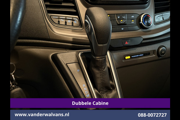Ford Transit Custom 2.0 TDCI 131pk Automaat L2H1 Dubbele Cabine Euro6 Airco | 6-Zits | Camera | Navigatie | LED | Apple Carplay Cruisecontrol, Android Auto, Verwarmde Voorruit, Achterklep, Parkeersensoren, Bijrijdersbank