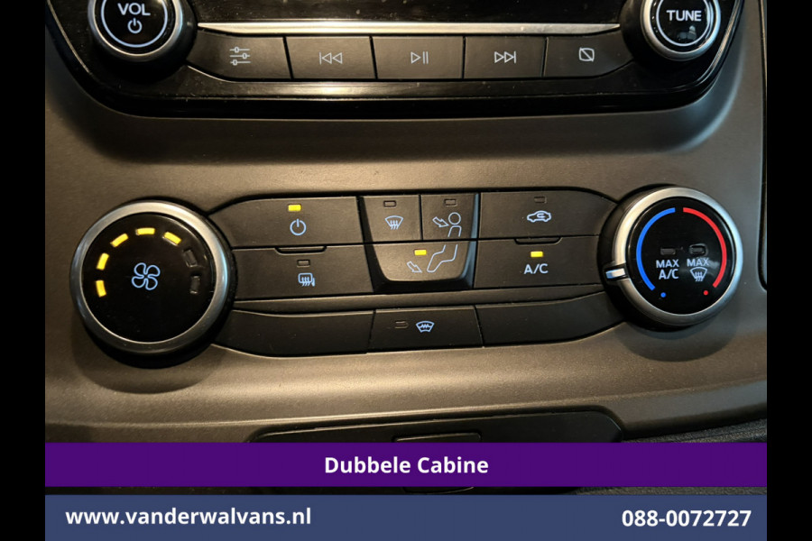 Ford Transit Custom 2.0 TDCI 131pk Automaat L2H1 Dubbele Cabine Euro6 Airco | 6-Zits | Camera | Navigatie | LED | Apple Carplay Cruisecontrol, Android Auto, Verwarmde Voorruit, Achterklep, Parkeersensoren, Bijrijdersbank