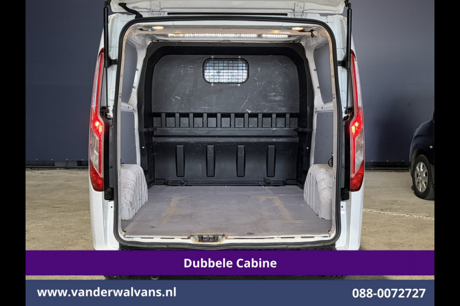 Ford Transit Custom 2.0 TDCI 131pk Automaat L2H1 Dubbele Cabine Euro6 Airco | 6-Zits | Camera | Navigatie | LED | Apple Carplay Cruisecontrol, Android Auto, Verwarmde Voorruit, Achterklep, Parkeersensoren, Bijrijdersbank