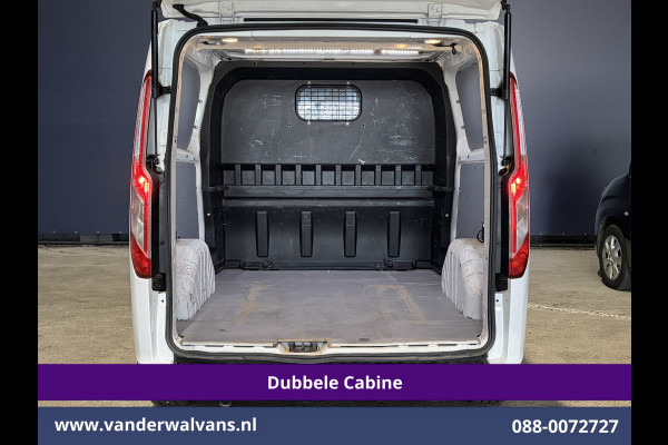 Ford Transit Custom 2.0 TDCI 131pk Automaat L2H1 Dubbele Cabine Euro6 Airco | 6-Zits | Camera | Navigatie | LED | Apple Carplay Cruisecontrol, Android Auto, Verwarmde Voorruit, Achterklep, Parkeersensoren, Bijrijdersbank