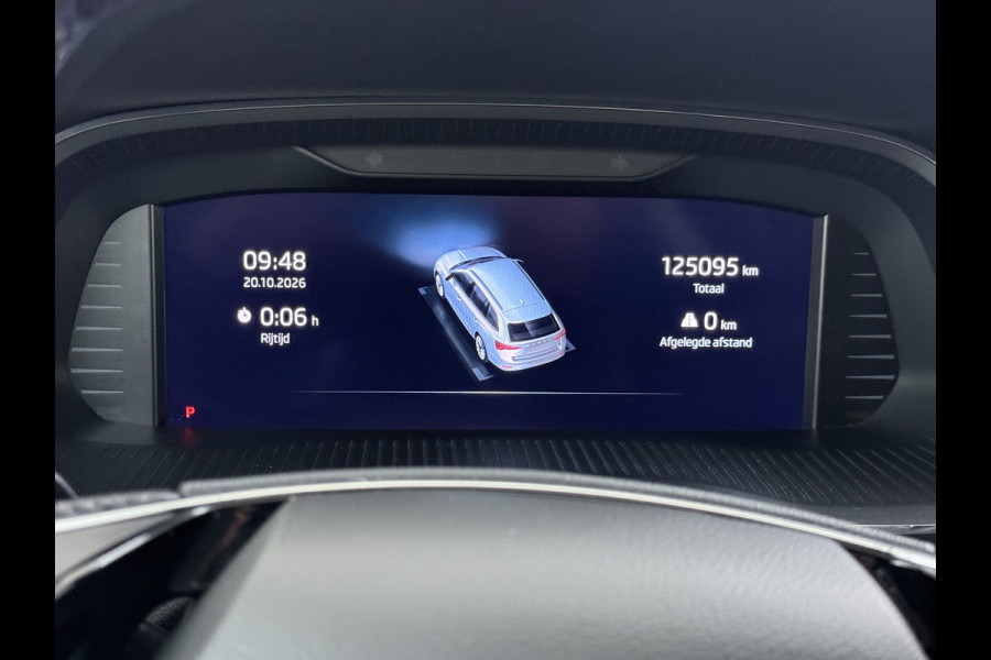 Škoda Octavia Combi 1.0 e-TSI Automaat Sportstoelen Adap.Cruise Navi Stuurverwarming Virtual Cockpit Ecc Pdc Apple Carplay/Android Auto Sport  Travel-pakket Led P-Assist Lane Assist Isofix Keyless-go 1e Eigenaar Origineel Nederlandse Auto