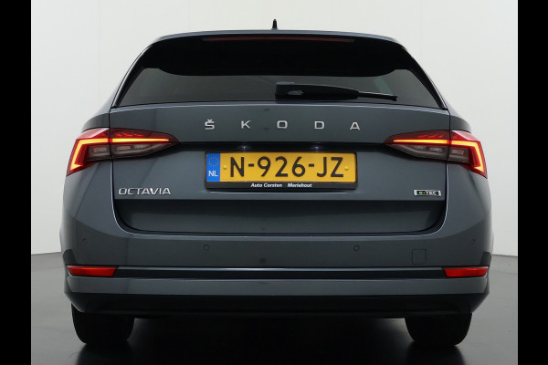 Škoda Octavia Combi 1.0 e-TSI Automaat Sportstoelen Adap.Cruise Navi Stuurverwarming Virtual Cockpit Ecc Pdc Apple Carplay/Android Auto Sport  Travel-pakket Led P-Assist Lane Assist Isofix Keyless-go 1e Eigenaar Origineel Nederlandse Auto