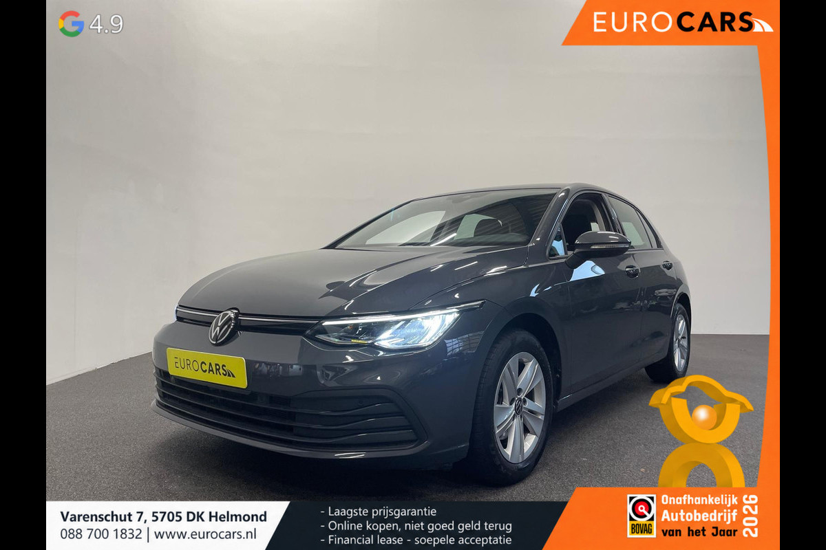Volkswagen Golf 1.0 eTSI 110pk Automaat Life Navigatie Apple Carplay/Android Auto Parkeersensoren Adaptieve Cruise Control Sfeerverlichting Virtual Cockpit Climate Control Lichtmetalen velgen