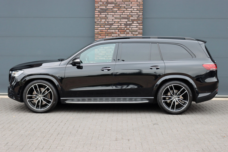 Mercedes-Benz GLS 400 d 4MATIC AMG Line Premium+ | 7pers | Luchtvering | Distronic+ | Massage | Stoelventilatie | Memory | Burmester | HUD | Trekhaak | Soft-Close | Vlakkenverwarming | Surround Camera |