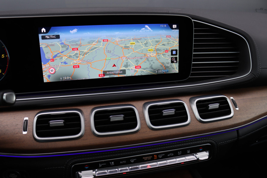 Mercedes-Benz GLS 400 d 4MATIC AMG Line Premium+ | 7pers | Luchtvering | Distronic+ | Massage | Stoelventilatie | Memory | Burmester | HUD | Trekhaak | Soft-Close | Vlakkenverwarming | Surround Camera |