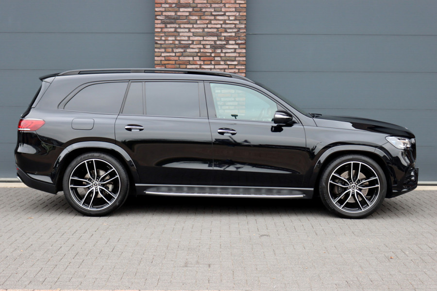 Mercedes-Benz GLS 400 d 4MATIC AMG Line Premium+ | 7pers | Luchtvering | Distronic+ | Massage | Stoelventilatie | Memory | Burmester | HUD | Trekhaak | Soft-Close | Vlakkenverwarming | Surround Camera |