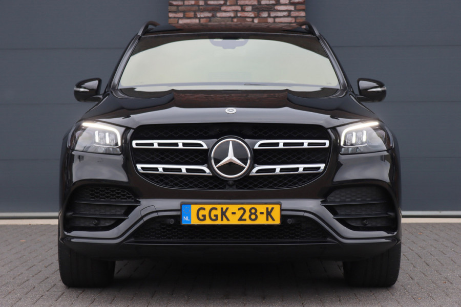 Mercedes-Benz GLS 400 d 4MATIC AMG Line Premium+ | 7pers | Luchtvering | Distronic+ | Massage | Stoelventilatie | Memory | Burmester | HUD | Trekhaak | Soft-Close | Vlakkenverwarming | Surround Camera |