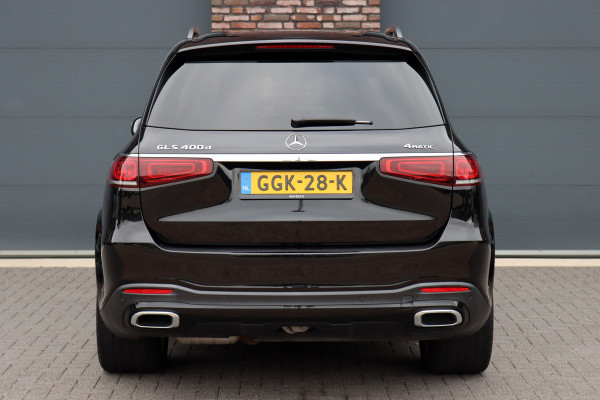 Mercedes-Benz GLS 400 d 4MATIC AMG Line Premium+ | 7pers | Luchtvering | Distronic+ | Massage | Stoelventilatie | Memory | Burmester | HUD | Trekhaak | Soft-Close | Vlakkenverwarming | Surround Camera |