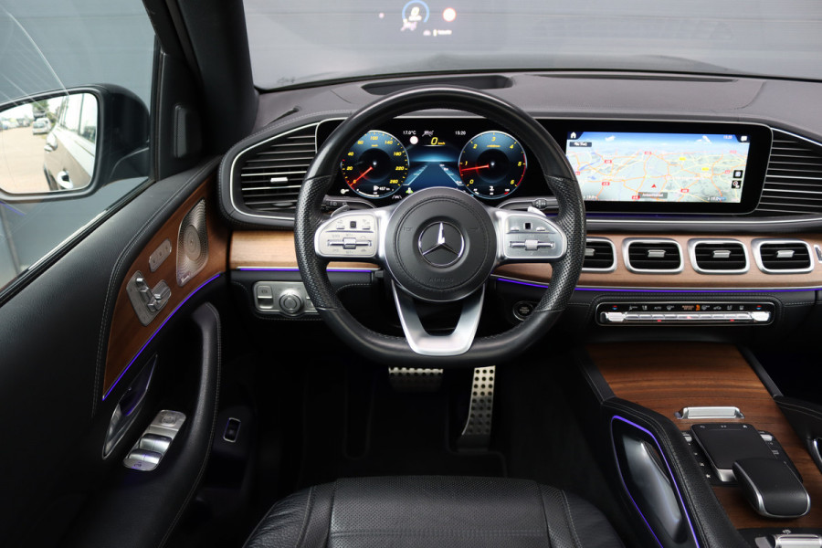 Mercedes-Benz GLS 400 d 4MATIC AMG Line Premium+ | 7pers | Luchtvering | Distronic+ | Massage | Stoelventilatie | Memory | Burmester | HUD | Trekhaak | Soft-Close | Vlakkenverwarming | Surround Camera |