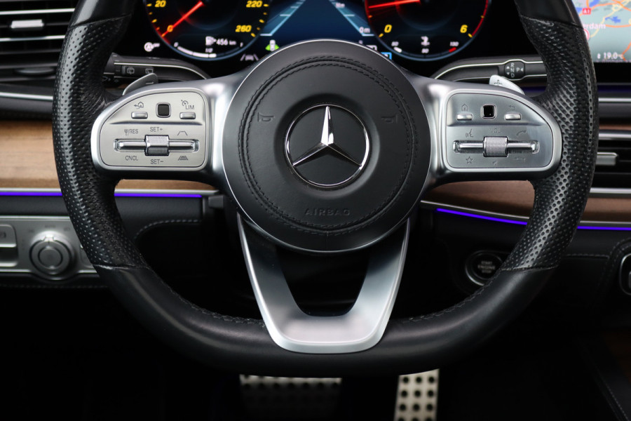Mercedes-Benz GLS 400 d 4MATIC AMG Line Premium+ | 7pers | Luchtvering | Distronic+ | Massage | Stoelventilatie | Memory | Burmester | HUD | Trekhaak | Soft-Close | Vlakkenverwarming | Surround Camera |