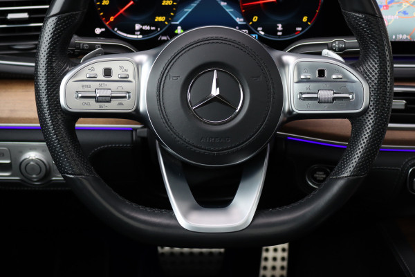 Mercedes-Benz GLS 400 d 4MATIC AMG Line Premium+ | 7pers | Luchtvering | Distronic+ | Massage | Stoelventilatie | Memory | Burmester | HUD | Trekhaak | Soft-Close | Vlakkenverwarming | Surround Camera |