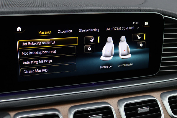 Mercedes-Benz GLS 400 d 4MATIC AMG Line Premium+ | 7pers | Luchtvering | Distronic+ | Massage | Stoelventilatie | Memory | Burmester | HUD | Trekhaak | Soft-Close | Vlakkenverwarming | Surround Camera |