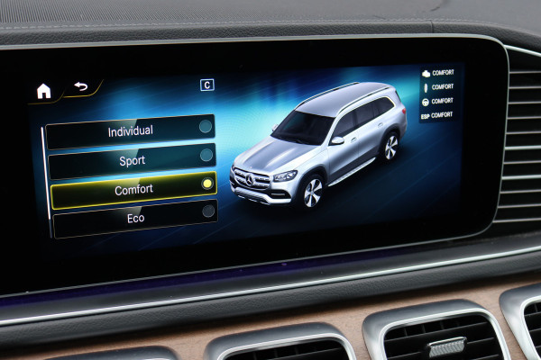 Mercedes-Benz GLS 400 d 4MATIC AMG Line Premium+ | 7pers | Luchtvering | Distronic+ | Massage | Stoelventilatie | Memory | Burmester | HUD | Trekhaak | Soft-Close | Vlakkenverwarming | Surround Camera |