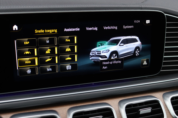 Mercedes-Benz GLS 400 d 4MATIC AMG Line Premium+ | 7pers | Luchtvering | Distronic+ | Massage | Stoelventilatie | Memory | Burmester | HUD | Trekhaak | Soft-Close | Vlakkenverwarming | Surround Camera |