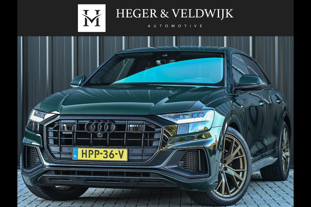 Audi Q8 55 TFSI e quattro Pro Line | S-Line | Stoelventilatie + Massage | 360 Camera | HUD | B&O | S-Seats | Luchtvering | Adaptive Cruise | Stoelverwarming | Stuurverwarming | Trekhaak |