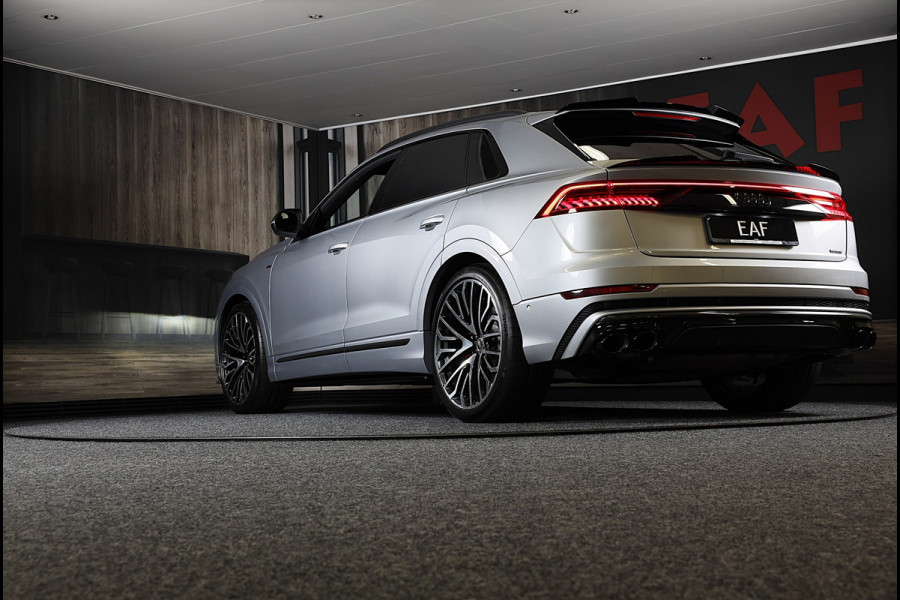 Audi Q8 55 TFSI Quattro RSQ8 Look / Carbon / RS Zetels / Acc / Lane Assist / Head Up / Dode Hoek / Open Panorama / Matrix / 23 Inc