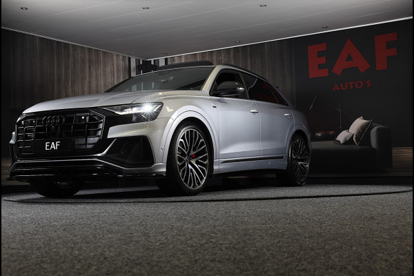 Audi Q8 55 TFSI Quattro RSQ8 Look / Carbon / RS Zetels / Acc / Lane Assist / Head Up / Dode Hoek / Open Panorama / Matrix / 23 Inc