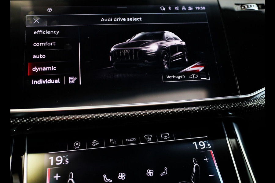 Audi Q8 55 TFSI Quattro RSQ8 Look / Carbon / RS Zetels / Acc / Lane Assist / Head Up / Dode Hoek / Open Panorama / Matrix / 23 Inc