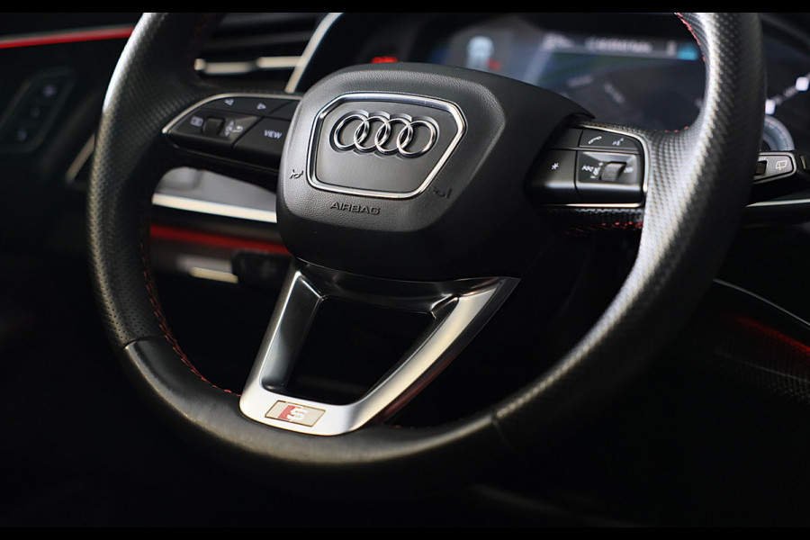 Audi Q8 55 TFSI Quattro RSQ8 Look / Carbon / RS Zetels / Acc / Lane Assist / Head Up / Dode Hoek / Open Panorama / Matrix / 23 Inc