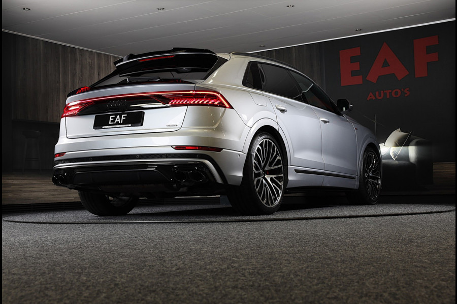 Audi Q8 55 TFSI Quattro RSQ8 Look / Carbon / RS Zetels / Acc / Lane Assist / Head Up / Dode Hoek / Open Panorama / Matrix / 23 Inc