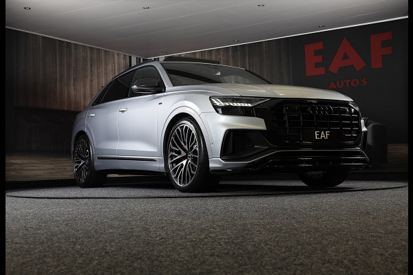 Audi Q8 55 TFSI Quattro RSQ8 Look / Carbon / RS Zetels / Acc / Lane Assist / Head Up / Dode Hoek / Open Panorama / Matrix / 23 Inc