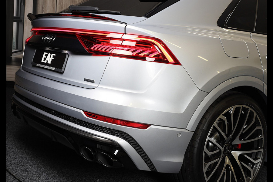 Audi Q8 55 TFSI Quattro RSQ8 Look / Carbon / RS Zetels / Acc / Lane Assist / Head Up / Dode Hoek / Open Panorama / Matrix / 23 Inc