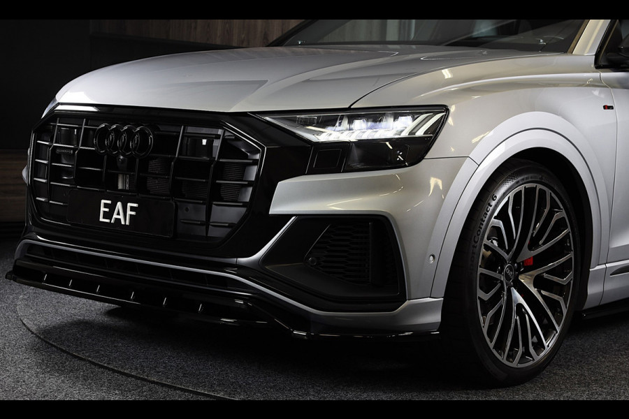 Audi Q8 55 TFSI Quattro RSQ8 Look / Carbon / RS Zetels / Acc / Lane Assist / Head Up / Dode Hoek / Open Panorama / Matrix / 23 Inc