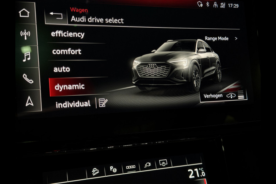 Audi Q8 Sportback e-tron 55 quattro S Comp 115 kWh|Pano|RS Stoelen|luchtvering|Stuur/Stoelverwarming