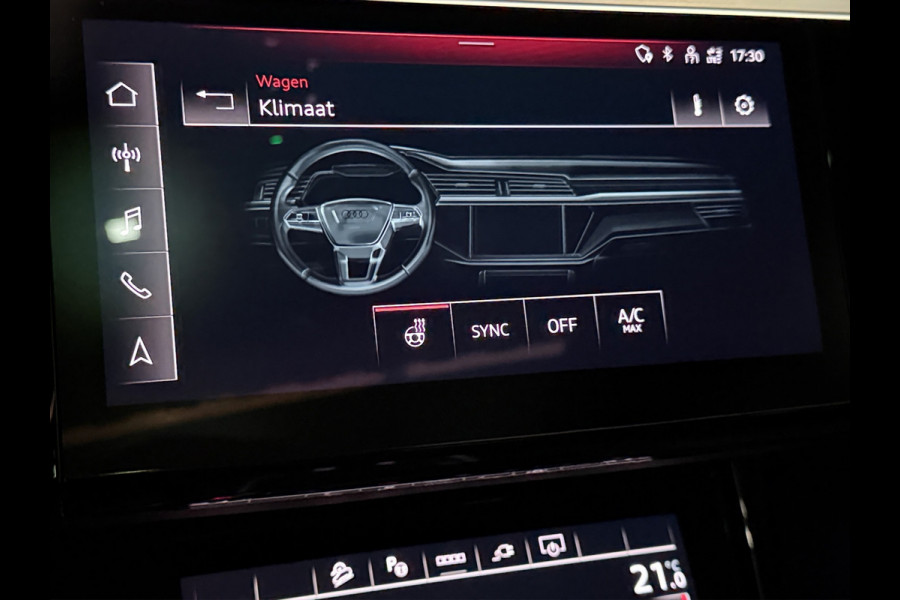Audi Q8 Sportback e-tron 55 quattro S Comp 115 kWh|Pano|RS Stoelen|luchtvering|Stuur/Stoelverwarming