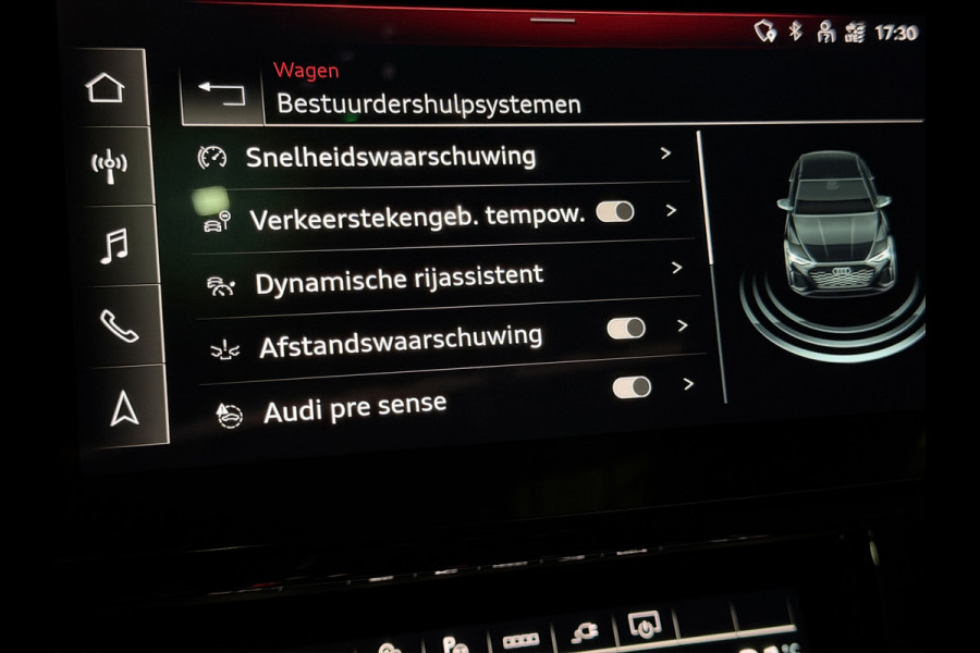 Audi Q8 Sportback e-tron 55 quattro S Comp 115 kWh|Pano|RS Stoelen|luchtvering|Stuur/Stoelverwarming