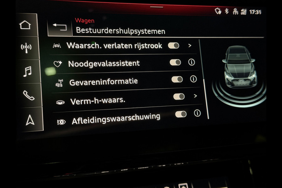 Audi Q8 Sportback e-tron 55 quattro S Comp 115 kWh|Pano|RS Stoelen|luchtvering|Stuur/Stoelverwarming
