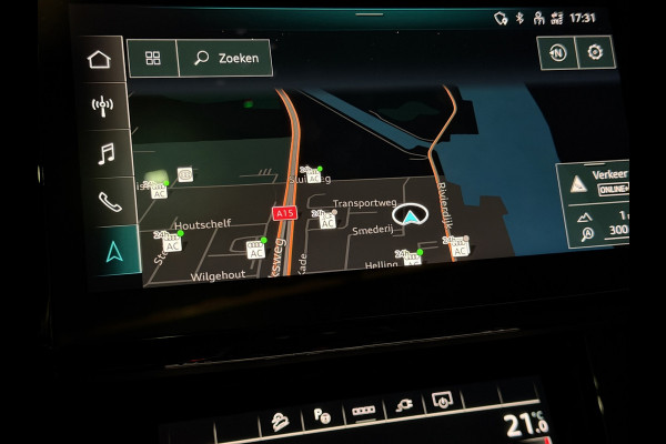 Audi Q8 Sportback e-tron 55 quattro S Comp 115 kWh|Pano|RS Stoelen|luchtvering|Stuur/Stoelverwarming