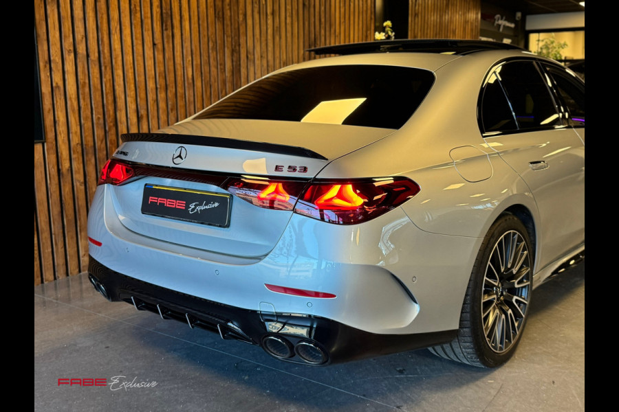 Mercedes-Benz E-Klasse AMG 53 4MATIC+ Night Edition / BTW / NAP / Hyperscreen / Burmester 4D / Pano / 360 Camera / Stoelventilatie