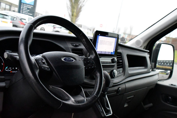 Ford Transit 350 2.0 TDCI L3H2 Black Edition Camera, Cruise, Caplay, Automaat, 130PK, Trekhaak, Multimedia, Sensoren, UNIEK!