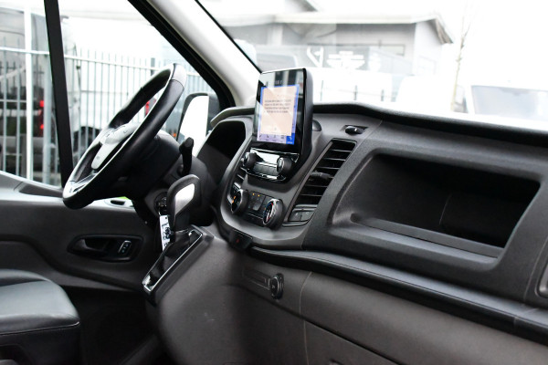 Ford Transit 350 2.0 TDCI L3H2 Black Edition Camera, Cruise, Caplay, Automaat, 130PK, Trekhaak, Multimedia, Sensoren, UNIEK!