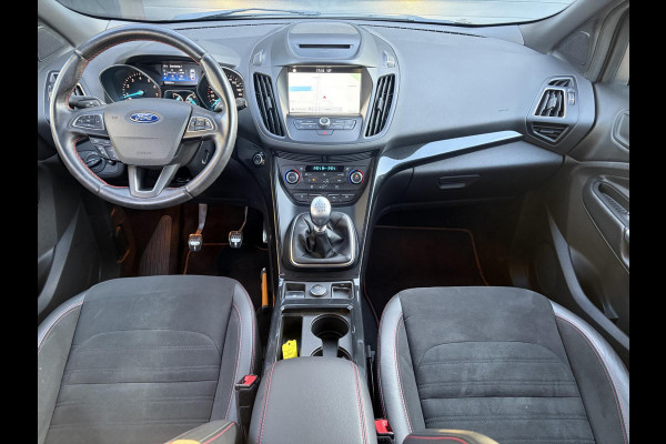 Ford Kuga 1.5 EcoBoost ST Line ✓2e Eigenaar✓Camera✓Carplay✓Navi✓Alcantara-Halfleder✓Clima✓Cruise✓6 Bak✓120pk✓18'' Lmv✓Keyless✓Pdc V+A✓Rijstrooksensor✓N.A.P✓Apk tot 03-2027